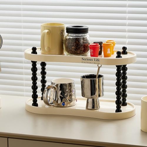 Support de rangement multicouche transparent pour une coiffeuse épurée - 3