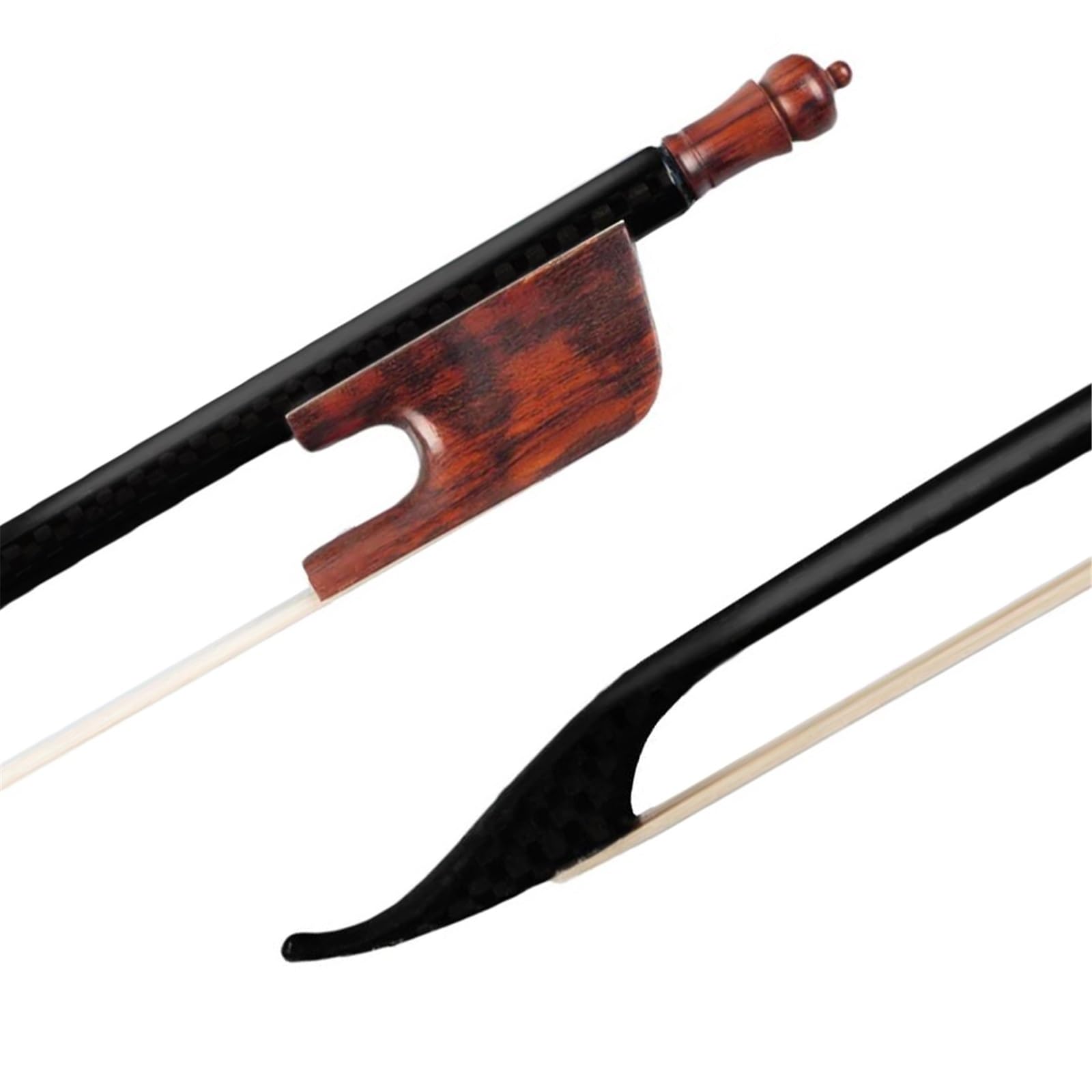 Arco Per Violino Archetto Per Violino In Legno Di Serpente 4/4 In Fibra Di Carbonio Per Principianti | Arco per violino