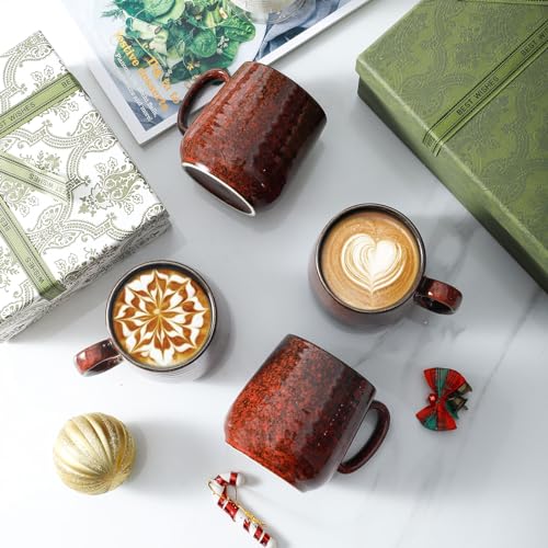 Hasense-Ceramic-Coffee-Mugs-Set-of-4-10-oz-Coffee-Cups-Porcelain-Mugs-with-Large-Handle-for-Coffee-Tea-Milk-and-Cocoa-Funny-Mugs-for-Christmas-Wedding-Gift-Dishwasher-Microwave-Safe-Red Hasense Ceramic Coffee Mugs Set of 4 10 oz Coffee Cups Porcelain Mugs with Large Handle for Coffee Tea Milk and Cocoa Funny Mugs for Christmas Wedding Gift Dishwasher Microwave Safe Red