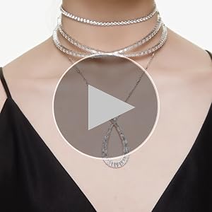 【SWAROVSKI】Hyperbola チョーカー 純正箱付き Hyperbola チョーカー, グリーン, ロジウム・プレーティング