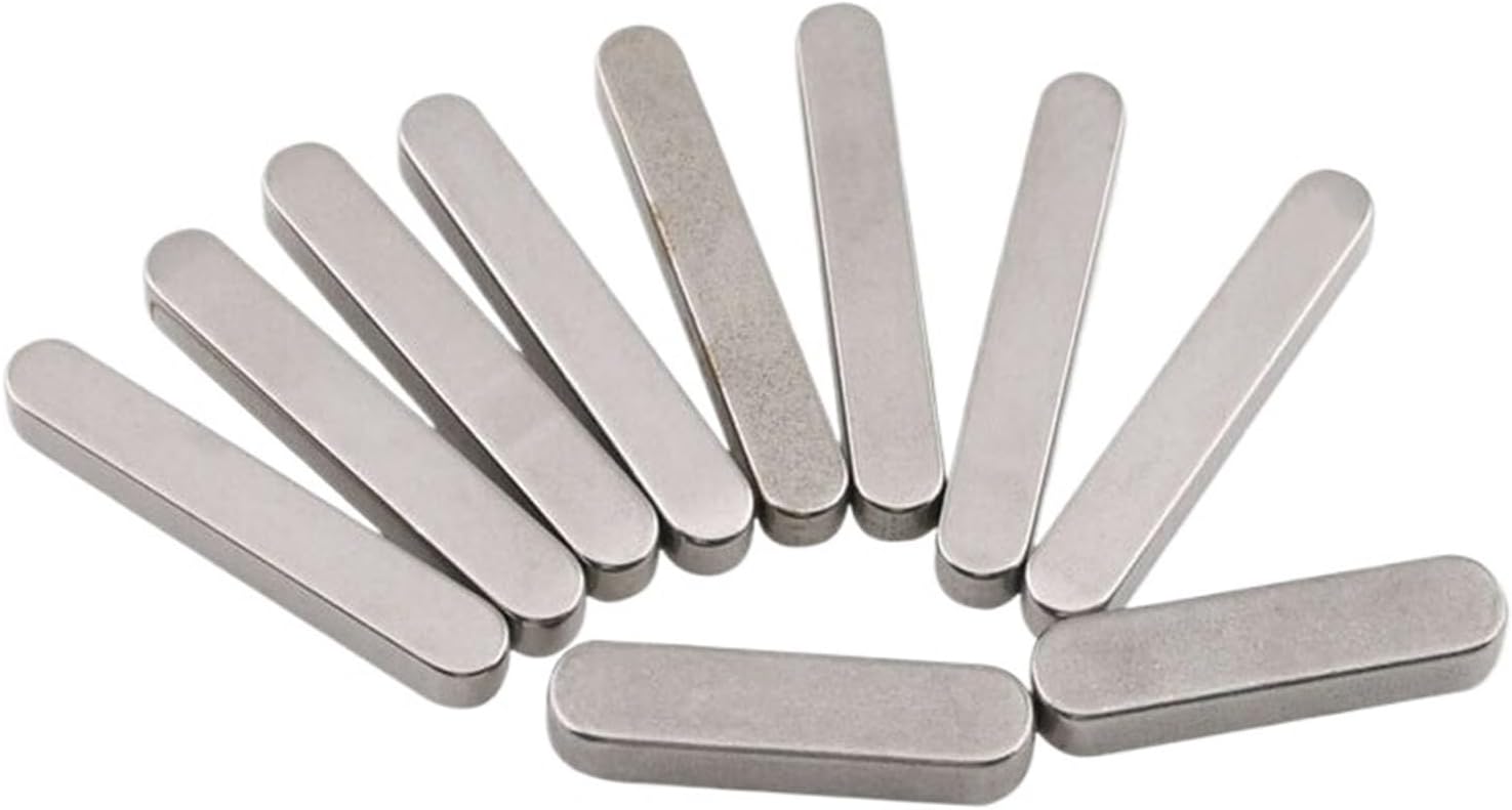 Kołek cylindryczny z okrągłym kluczem płaskim typ A kołek czworokątny trzpień wału napędowego stal nierdzewna 304 3 x 3 5 szt. 14 mm