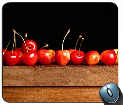 Preisvergleich Produktbild Köstliches rotes Kirschholz-Tisch-Mauspad Anti-Rutsch-Desktop-Mauspad Gaming-Mauspad