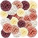 Fiore Di Pompon Di Carta Velina Decorazione,25 Pezzi Velina Decorativo Palla Fiore,Decorazioni Matrimonio Festa,Battesimo Bimbo Fiori Di Carta Decorazioni,Ventagli Promessa Di Matrimonio Addobbi