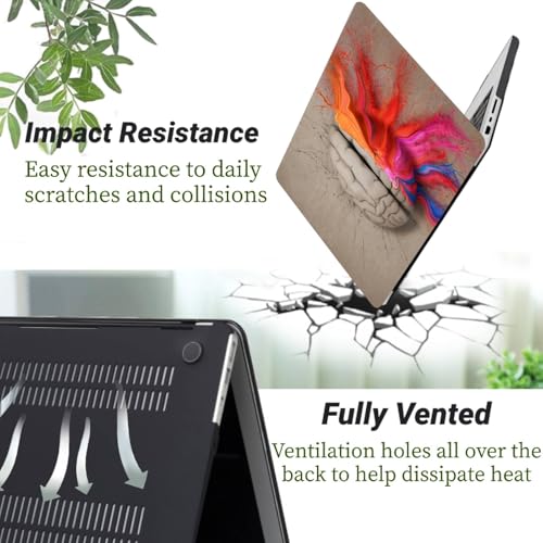 Funda para MacBook Pro 13 pulgadas A1278 estuche protector para cafetería y universidad 4