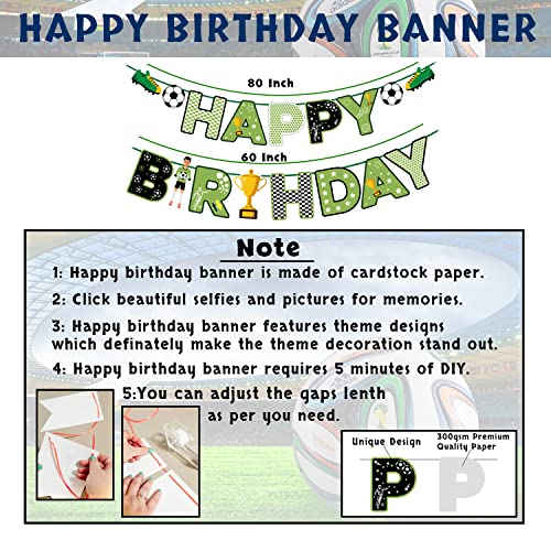 Party Propz Football Theme Birthday Decoration - 43Pcs Happy Birthday Decoration Items for Boy | Soccer Theme Birthday Decoration Items | Football Balloons for Decoration | Kids Birthday Decorations 3 51bOuq0VnBL