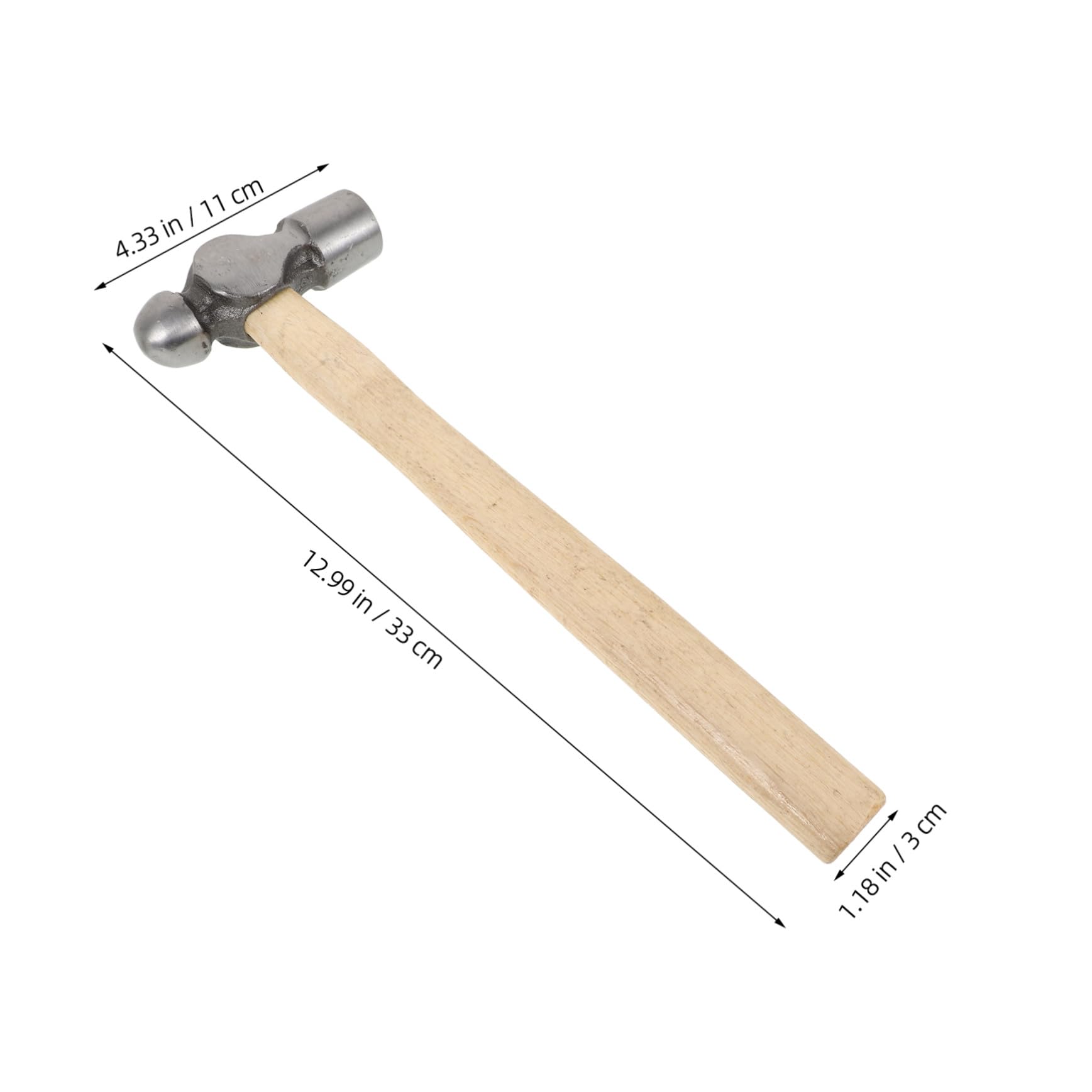 Martillo de Encofrador con Mango de Madera Diseño Ergonómico para Carpintería y Bricolaje Herramienta Resistente para Decoración y Reparaciones Domésticas