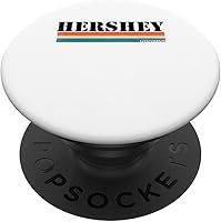 Vista 1 de Hershey Pennsylvania PA PopSockets intercambiables de estilo retro Hershey Pennsylvania