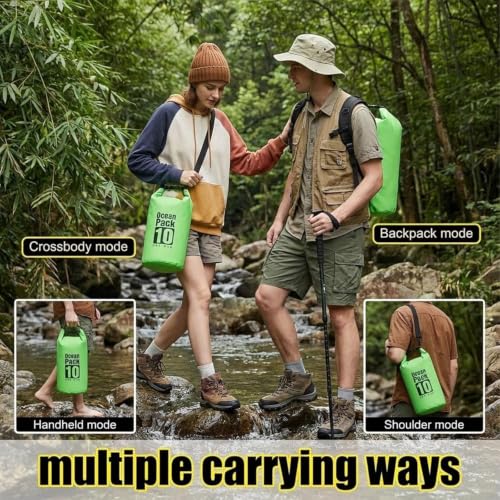 Image of Floating Waterproof Dry Bag for Kayaking Boating Paddle Boarding | 5L /10L /15L /20L /30L Lightweight Small Waterproof Backpack Keeps Gear Dry And Afloat For Hiking Camping Beach With Roll Top