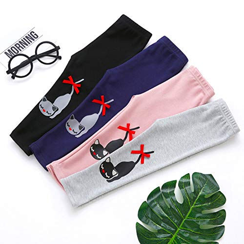 Toddler Baby Girls Assorted Everyday Pull on Leggings Cotton Pants Cute Cat Print Tights Leggings Baby Bottom Fall4