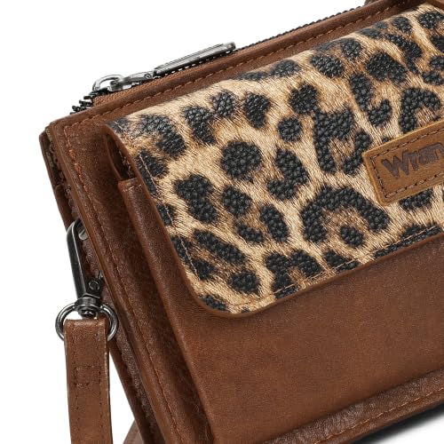 Image of Wrangler Crossbody Wallet for Women RFID Clutch Phone Purse with Credit Card Slots | RFID
