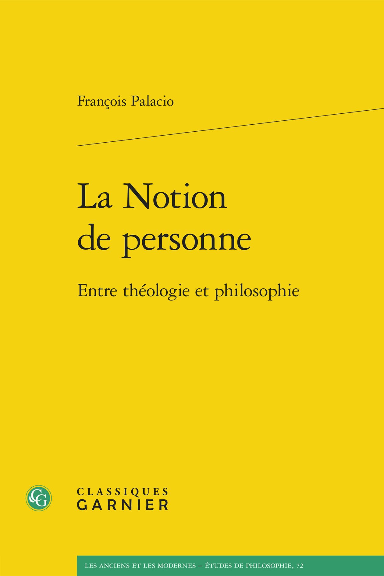 La Notion de personne: Entre théologie et philosophie