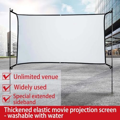 Pantalla portátil plegable para proyector de 150 pulgadas miniatura 3