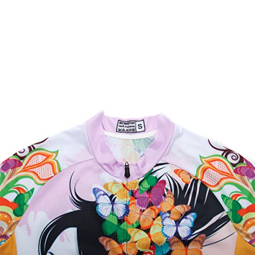 Image of Cycling Jerseys Women Bike Shirts Short Sleeve Bicycle Clothes Breathable Stretch Labric Bicycle Uniforms