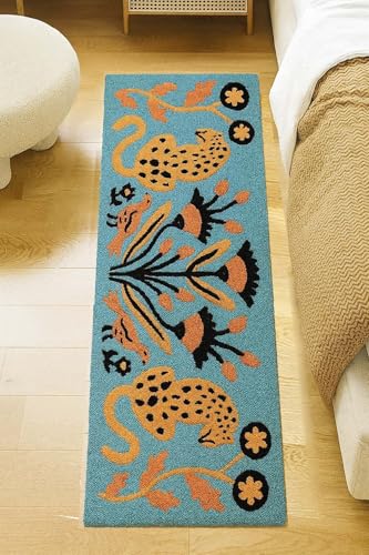 Image of Roseate Victor Super Soft (50x120 cm) Microfibre 2000 GSM Anti Skid Runner for Bedroom /Carpets for Living Room /Kitchen Mats for Floor /Floor Mat /Bathroom Mat /Rug