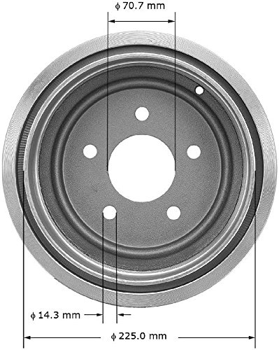 Image of Bendix Premium PDR0451 Rear Brake Drum for Century,Electra,LeSabre,Park Avenue,Regal,Cadillac 60 Special,Commercial Chassis,DeVille,Fleetwood,Celebrity,Classic,Lumina,APV,Malibu,Monte Carlo,Venture