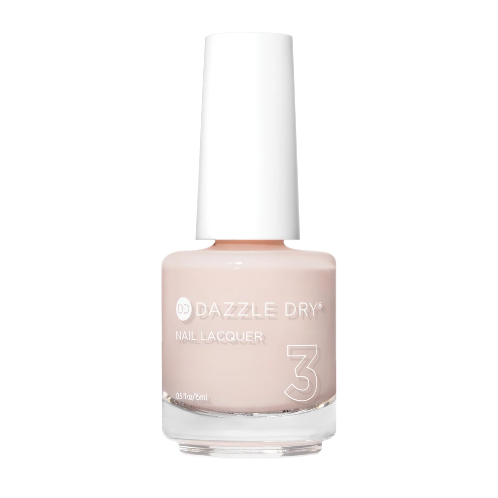 Nail Lacquer (Step 3) - Rose Quartz - A light peach blossom semi-sheer with pink blush. (0.5 fl oz)