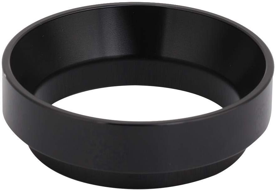 westbestar Espresso Dosing Funnel, Universal Aluminum Coffee Dosing Ring Replacement for 58mm Portafilter (Black)