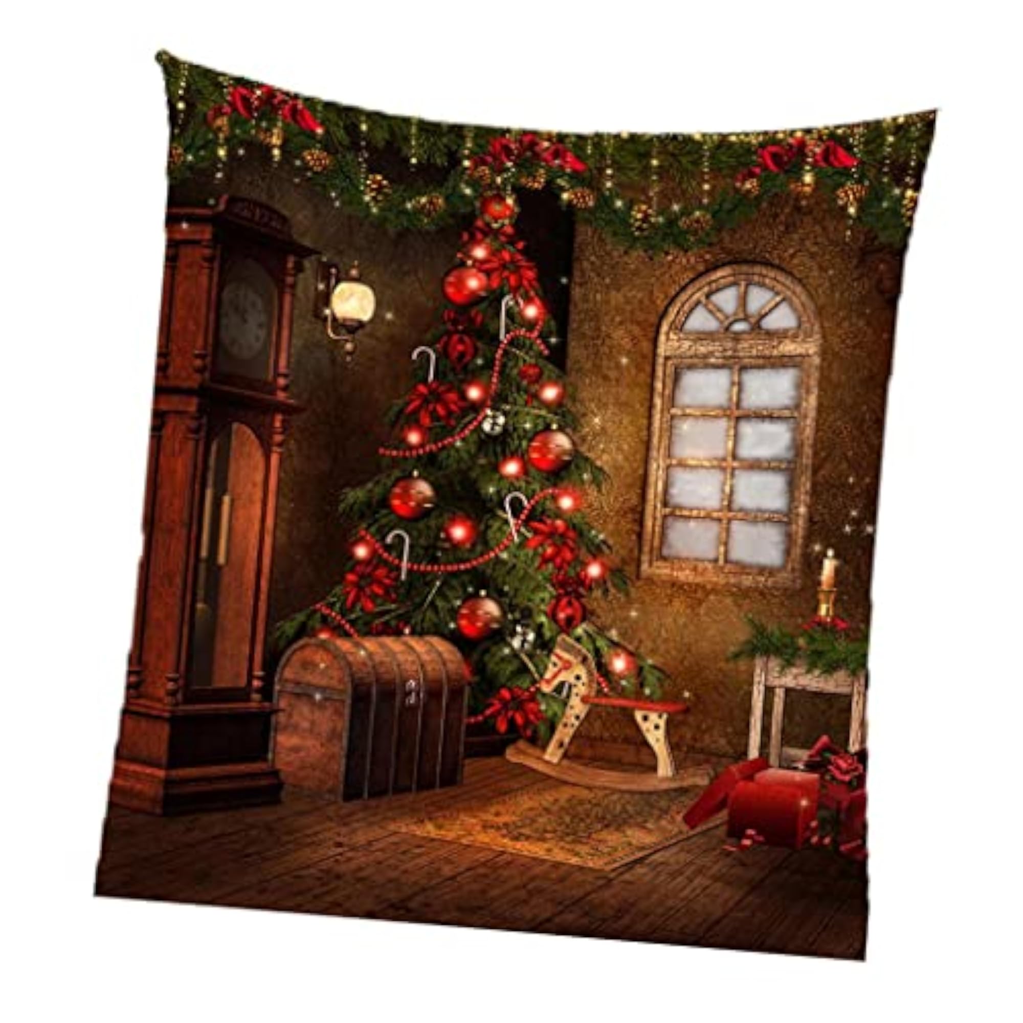 3D Christmas Tapestry Wall Hanging
