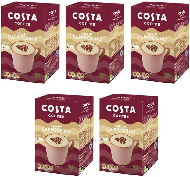 Creamy Cappuccino 6 Satchets X 17g (5 Pack)