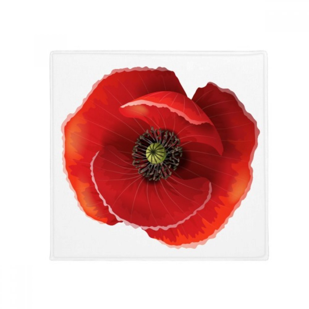 Tapis de sol coquelicot antidérapant multicolore salle de bain