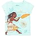 Disney Moana Toddler Girls 3 Pack T-Shirts Pink/White/Blue 2T