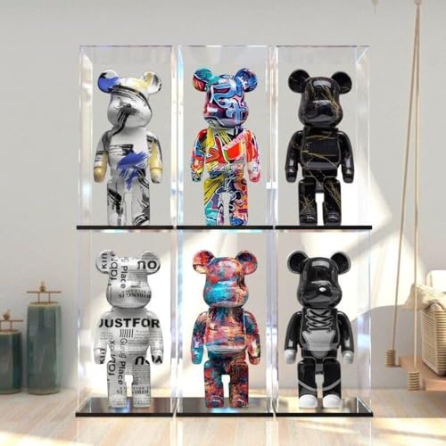 Figurine Ours Graffiti Décor intérieur moderne statue street art multicolore