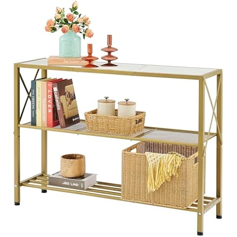 Hoctieon Gold Console Table Cover