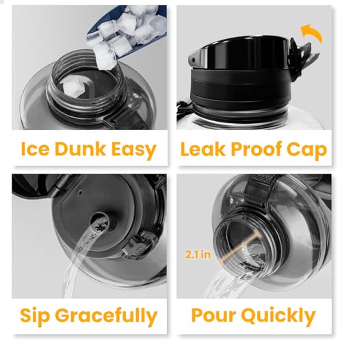 Dog-Water-Bottle-and-Large-Dog-Travel-Bowl-Combo-Portable-Water-Bottle-Dispenser-for-Hunting-Hiking-Beach-Camping-Park-Walking-50OZ-Yellow