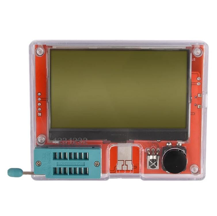 TFT LCD Multimeter Transistor Tester, Colorful Display for Diode Triode MOS/PNP/NPN Capacitor Resistor Transistor LCR-T10H