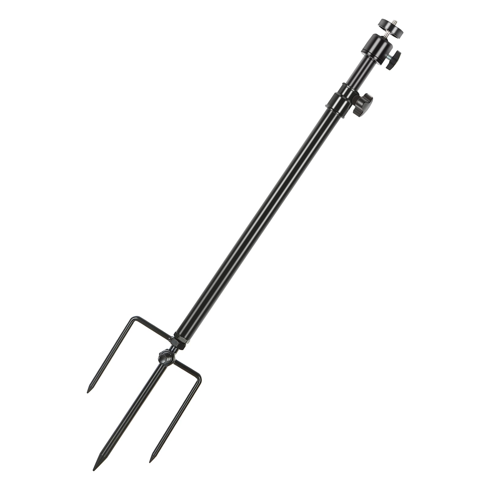 Uchwyt do kamery leśnej, stojak na kamerę, regulowany 360 stopni, uniwersalne połączenie śrubowe 1/4''-20 (6 mm), nadaje się do oświetlenia nocnego wędkowania, paneli słonecznych (1)