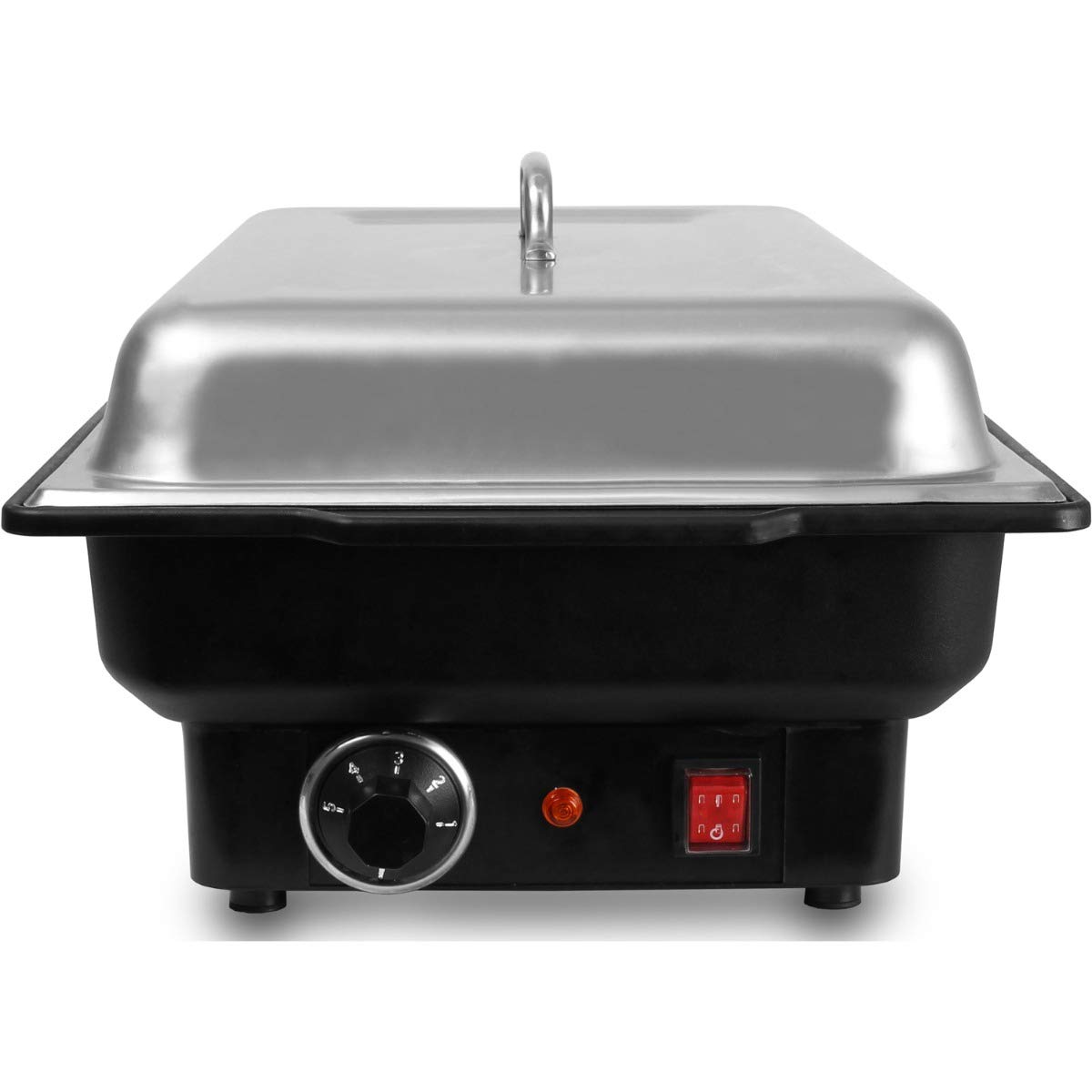 ZORRO Elektrischer Speisenwärmer Chafing Dish | Inkl. 1/1 GN-Behälter Einsatz