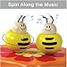 I'm Wooden Music Box Mechanism - Rock n Roll Dancing Bug on Flower Playing Minuet No.3 for Kids (Bee)