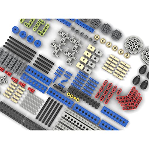 CALEN Technik Ersatzteile Set, 182Teile Ziegelmaschinen mit Löchern Technik Teile Set, Kompatibel mit Lego Technic – Bild 4