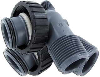 Clack WS1 V3007 Elbow Fitting 1" Plastic Male NPT Assembly
