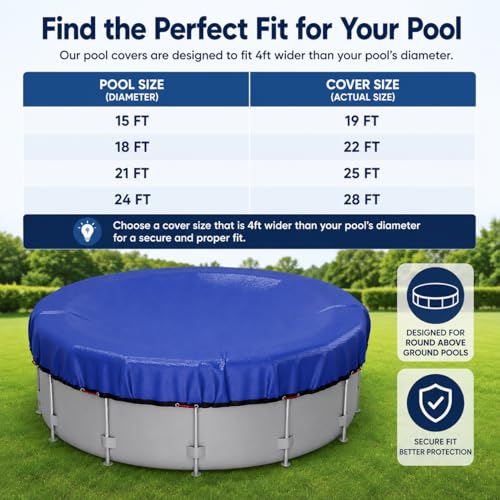 Cobertor Redondo para Piscina 15ft Resistente y Térmico miniatura 7