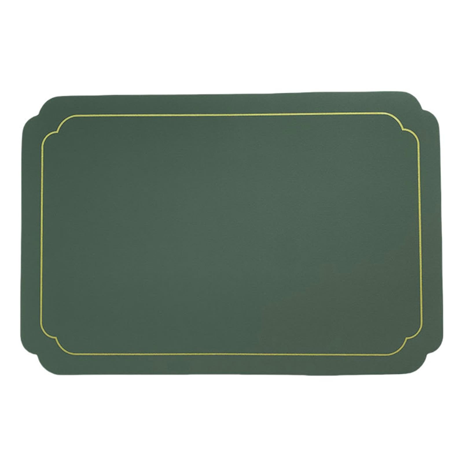 Set de table lavable et imperméable en PVC cuir uni KnSam