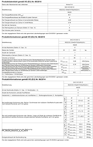 Amica Elektroherd SHC 913 001 E Standherd mit Edelstahl-Design