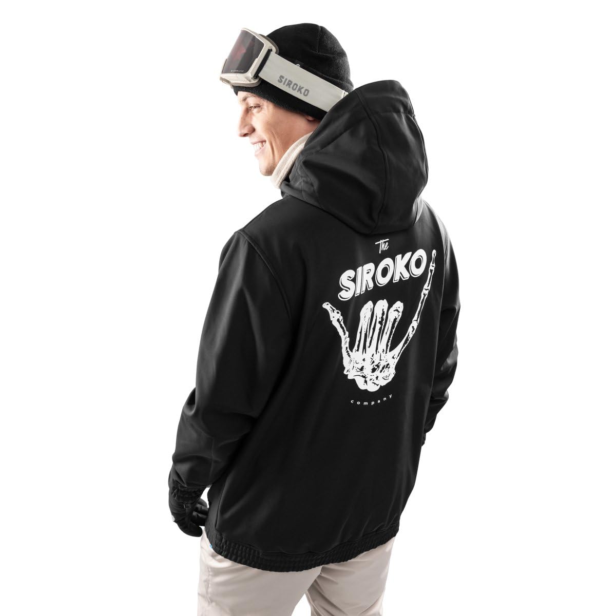 SIROKO - Veste de Snowboard avec Poche Kangourou W3 North Ice
