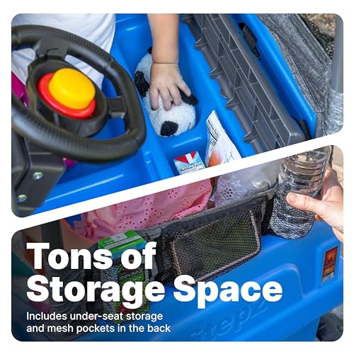 image for Step2 Side-by-Side Push Around SUV, Kids Push Car, 2 Seats, Stroller S