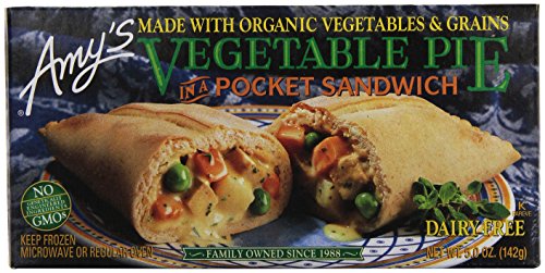 Amy's Vegetable Pot Pie Pocket, Organic, 5-Ounce Boxes (Pack of 12)