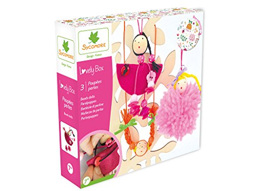 Kit de loisir créatif enfant - 3 Poupées Perles - DIY - Lovely Box Collector - Dès 7 ans - Sycomore - CRE1028 Cover