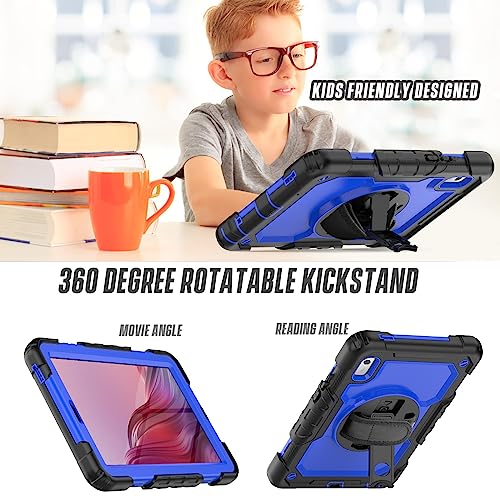 SIBEITU Case Compatible with Lenovo Tab M9 TB-310FU 2023 with Screen Protector Pen Holder, 9.0 Inch Three Layer Drop-Proof Protection Case with 360°Rotating Stand &Strap for Lenovo Tab M9