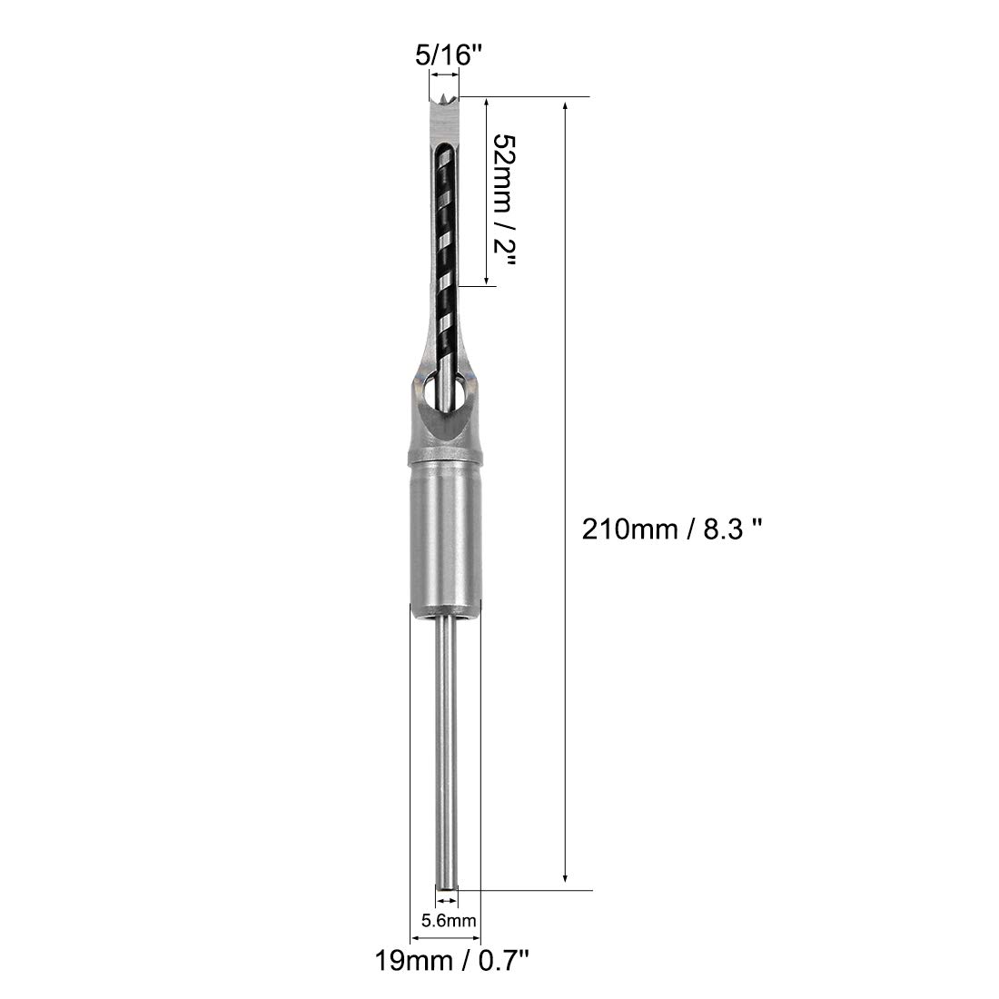 Square Hole Drill Bit - Mortise Tool for Woodworking -3 Square Hole Drill Bit - Mortise Tool for Woodworking -3