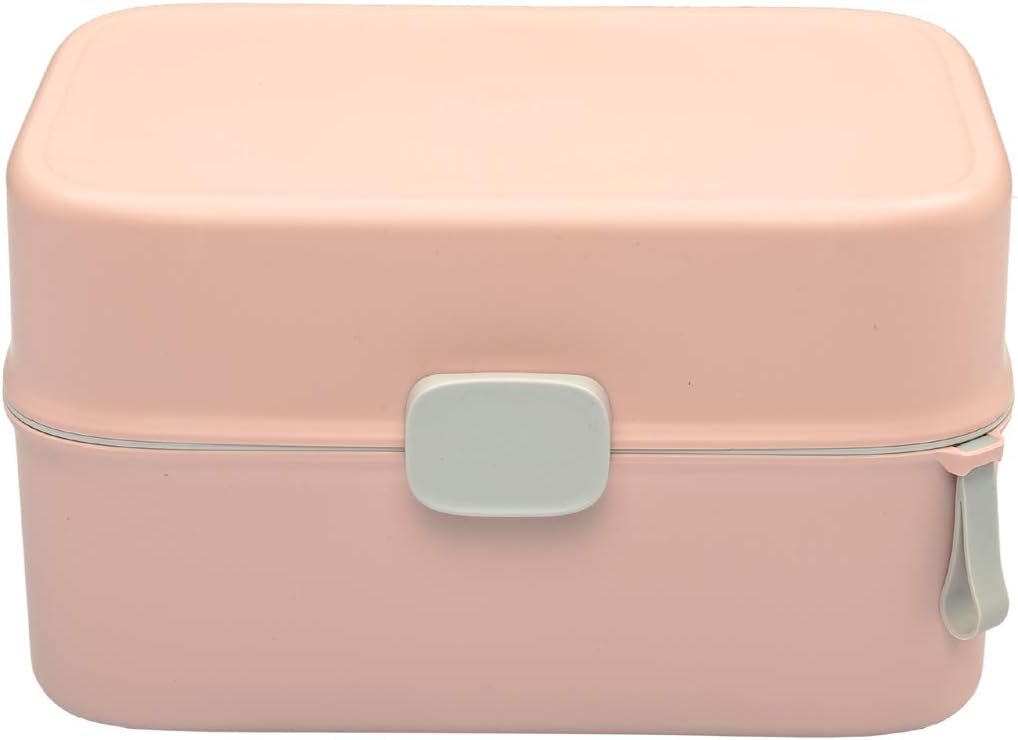 EVER MALL Multi-functional Travel Jewelry Storage Box Organizer Display Storage Case Woman Double Layer Jewelry Box