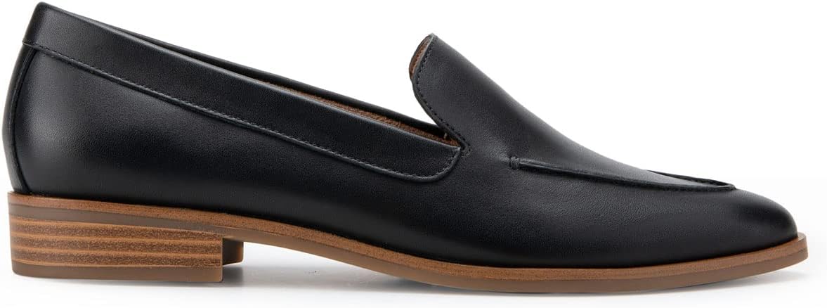 Aerosoles Women's East Side Slip-On Loafer 5 Black Leather