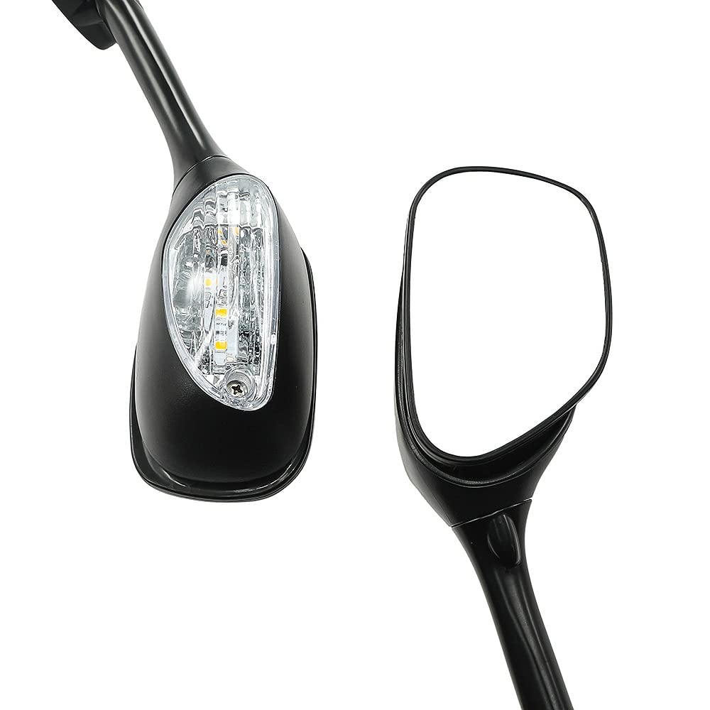 Espejos Retrovisores De Motocicleta Con LED, Luz De Señal De Giro Compatible Con Su-zuki GSXR 600 750 1000 2006-2010 K6 K7 K8 SV650 650s