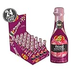 Jelly Belly Sparkling Rosé Flavored Jelly Beans, Case of 24 1.5 oz Bottles
