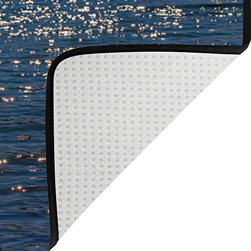 Tapis salon effet eau de lac pour une décoration design et chic - 5