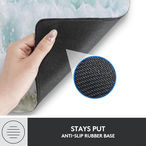 Tapis de souris de jeu anti-glisse base caoutchouc antidérapant pêche sous-marine - 6