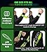 LED Belt Reflective Sash for Walking at Night,High Visibility Adjustable Night Running Safety Gear,Light Up Running Belt Reflective Gear with Phone Bag/Armband for Runners Walkers Men Women (Green)